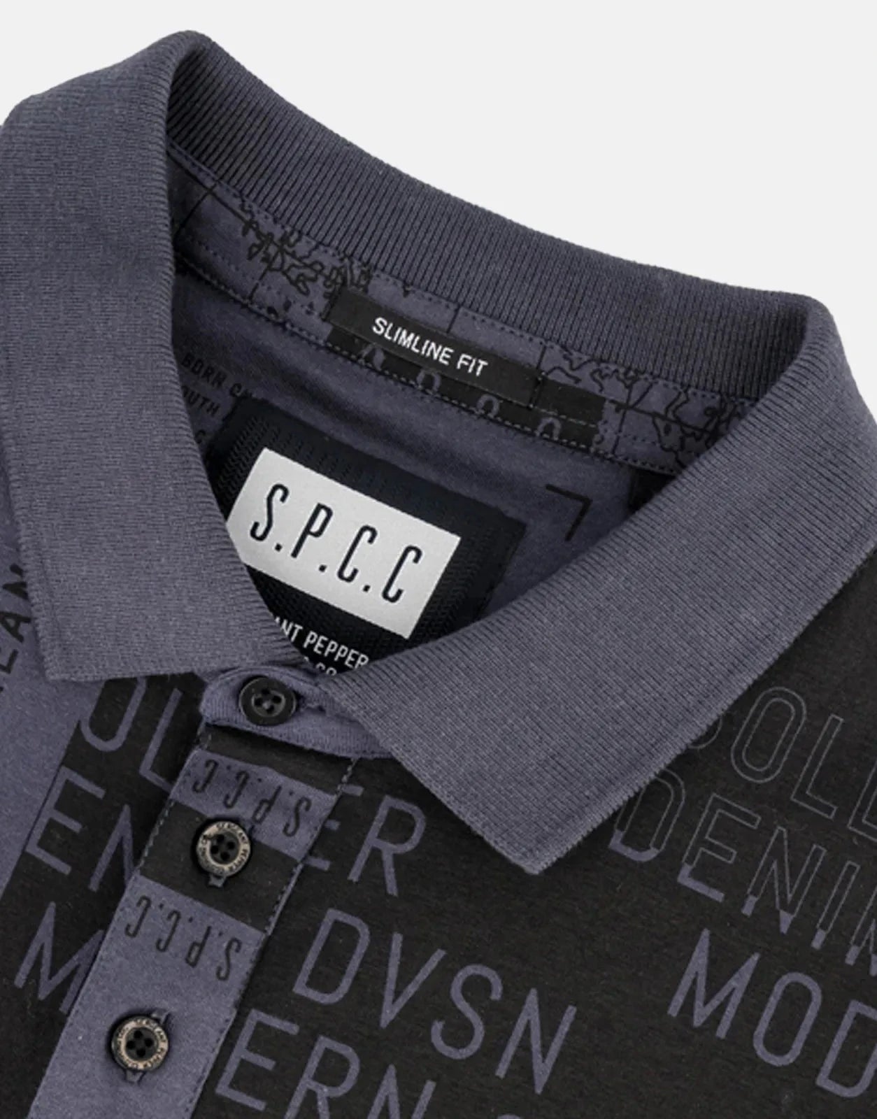 SPCC Cantrell Charcoal Polo Shirt - Subwear