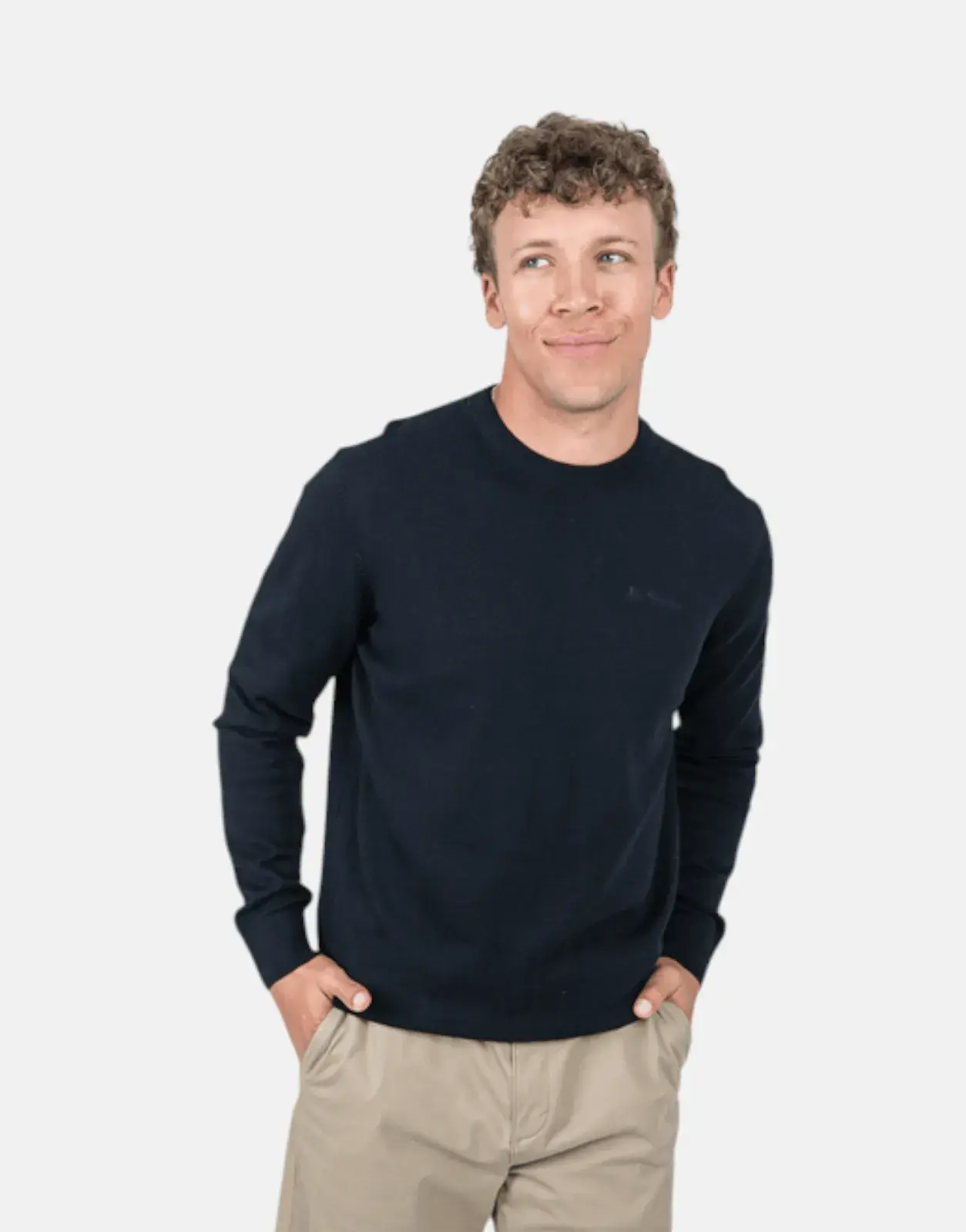 Ben Sherman Crew Neck Black Knitwear - Subwear