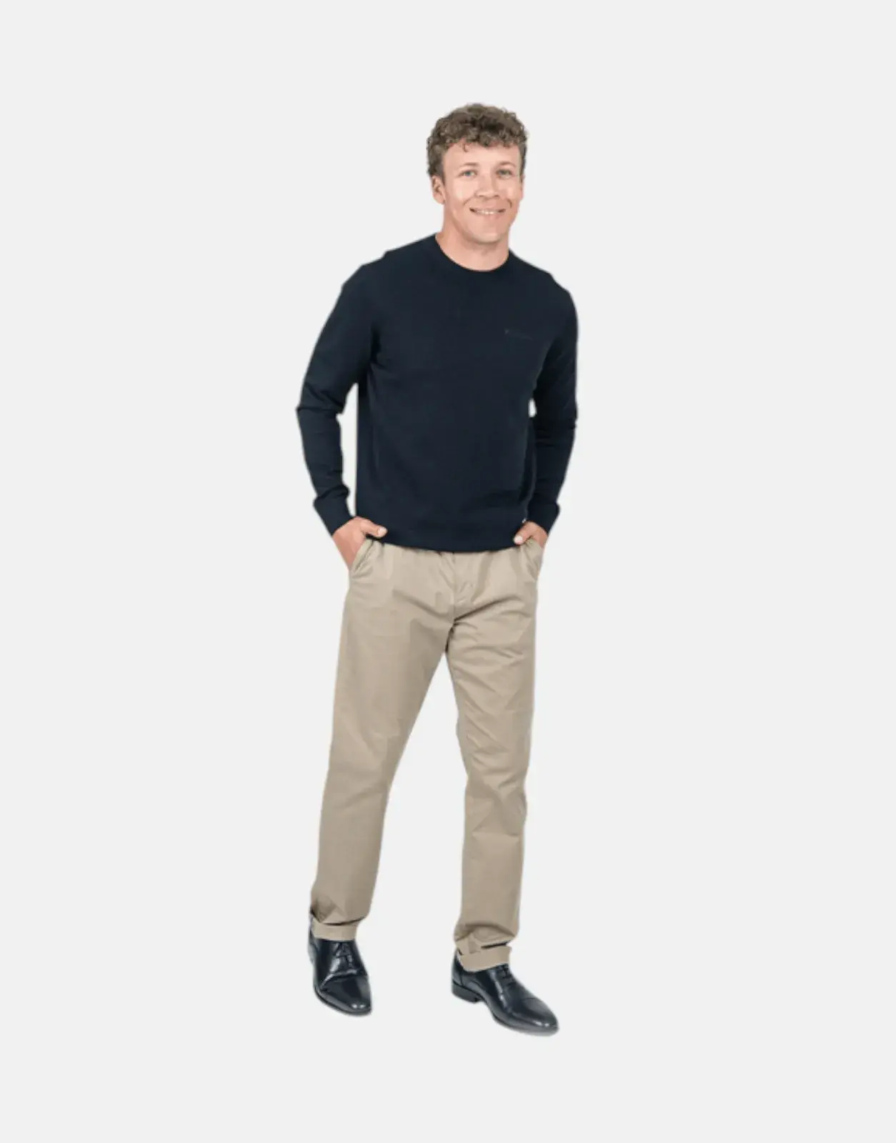 Ben Sherman Crew Neck Black Knitwear - Subwear