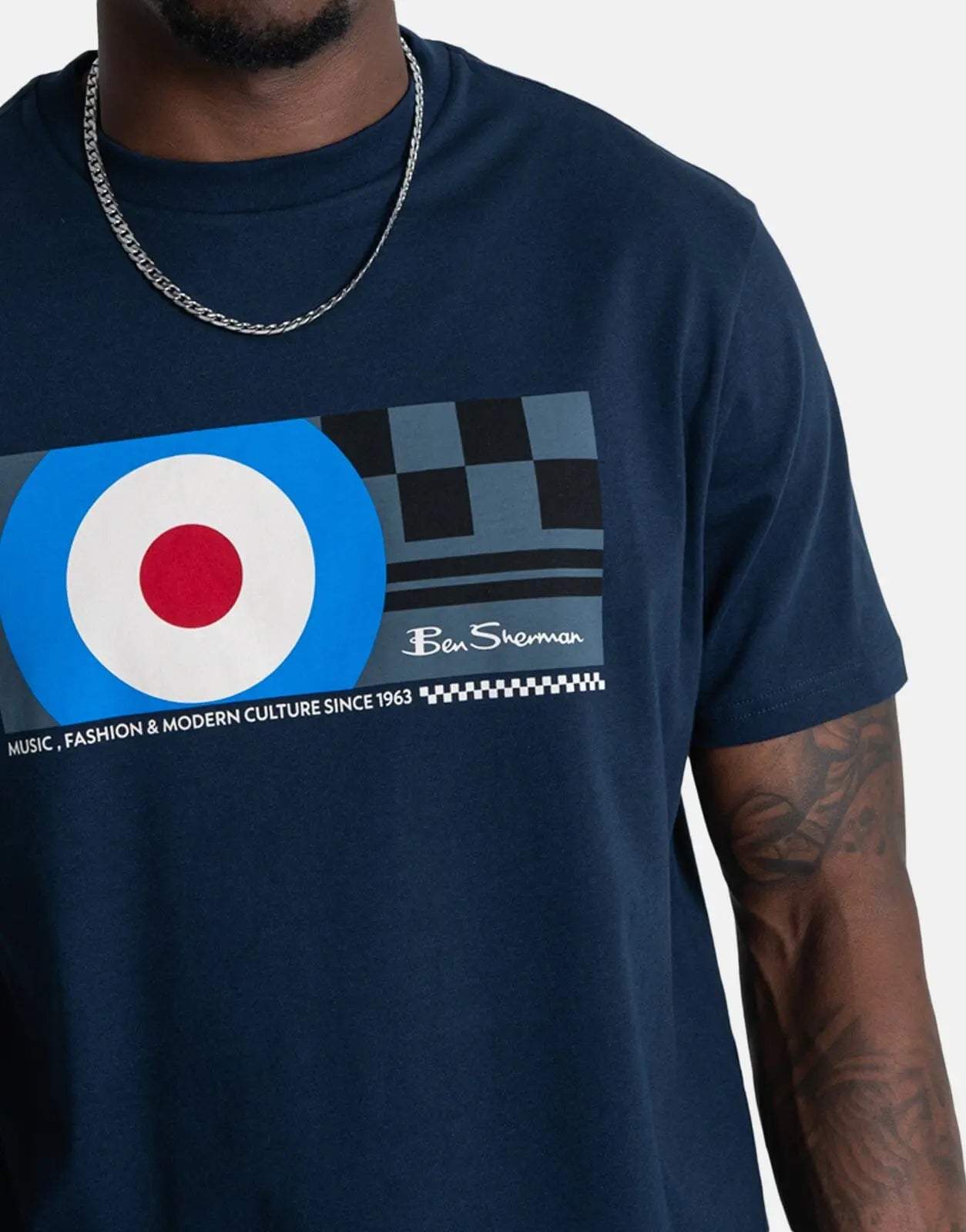 Ben Sherman Knock Out Navy T-Shirt - Subwear