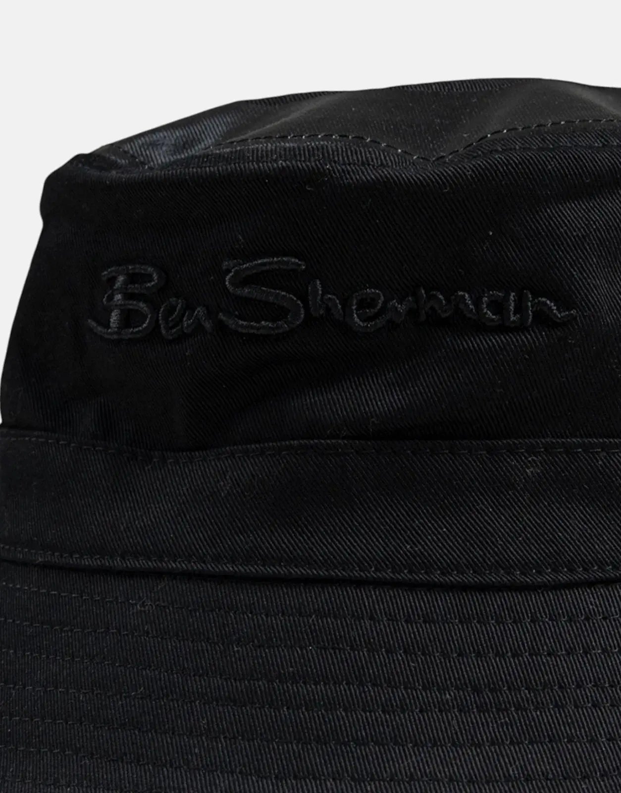 Ben Sherman Plastisol Deepy Black Bucket Hat - Subwear