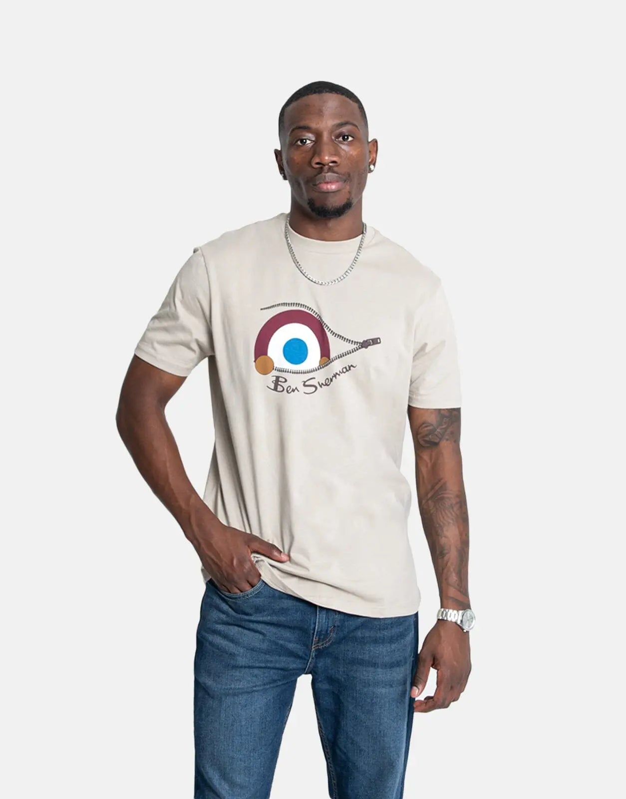 Ben Sherman Sneaky Target Brown T-Shirt - Subwear