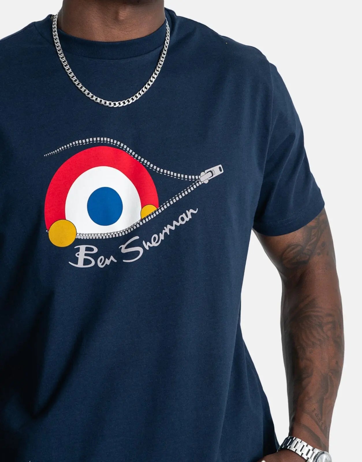 Ben Sherman Sneaky Target Navy T-Shirt - Subwear