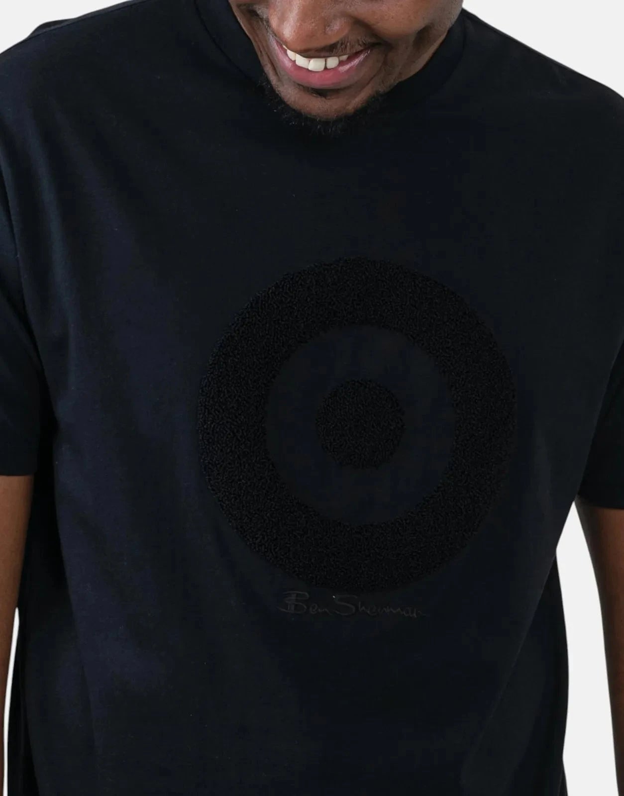 Ben Sherman Target Towelling Black T-Shirt - Subwear