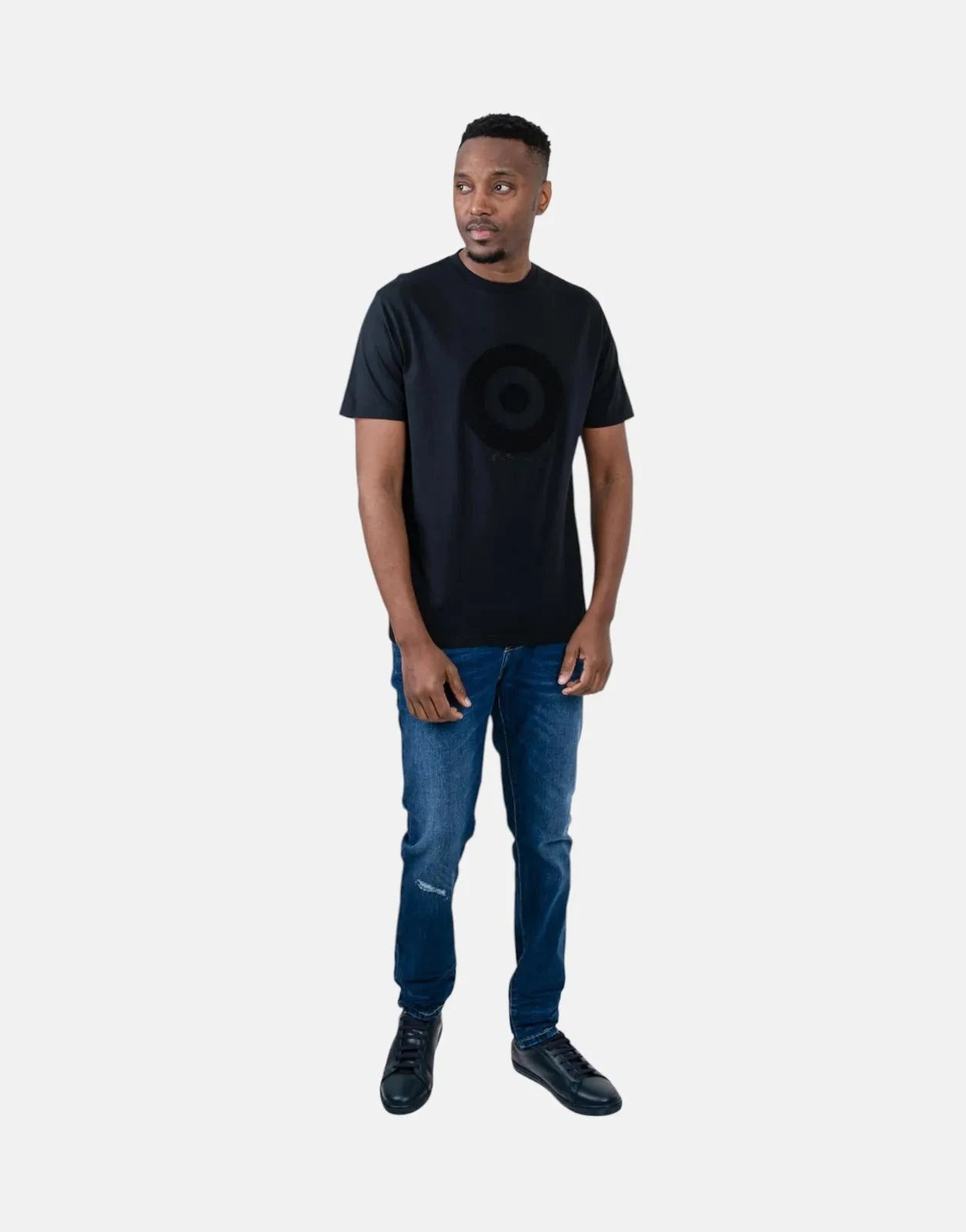 Ben Sherman Target Towelling Black T-Shirt - Subwear