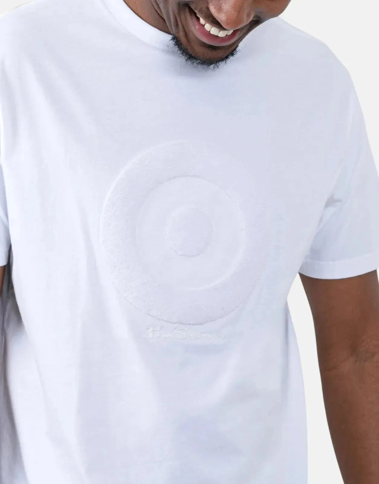 Ben Sherman Target Towelling White T-Shirt - Subwear