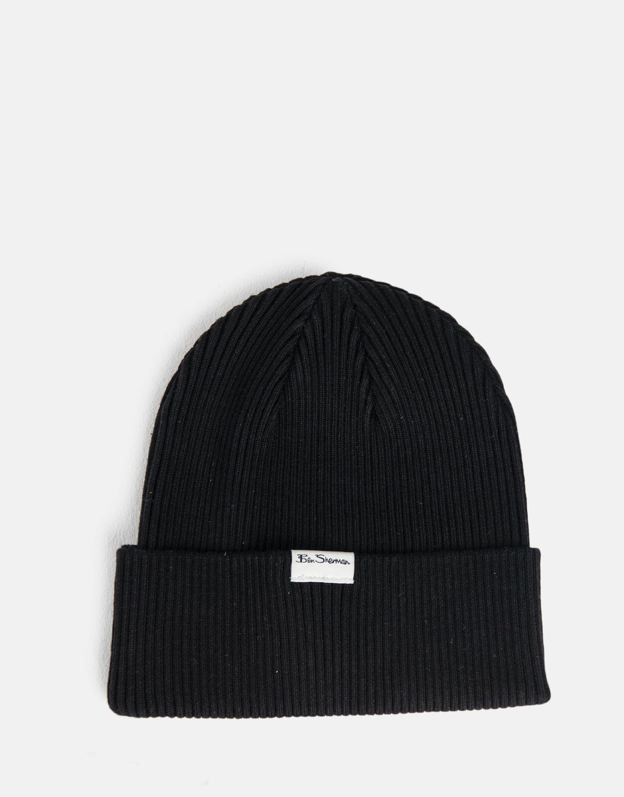 Ben Sherman Targy Rib Black Beanie - Subwear