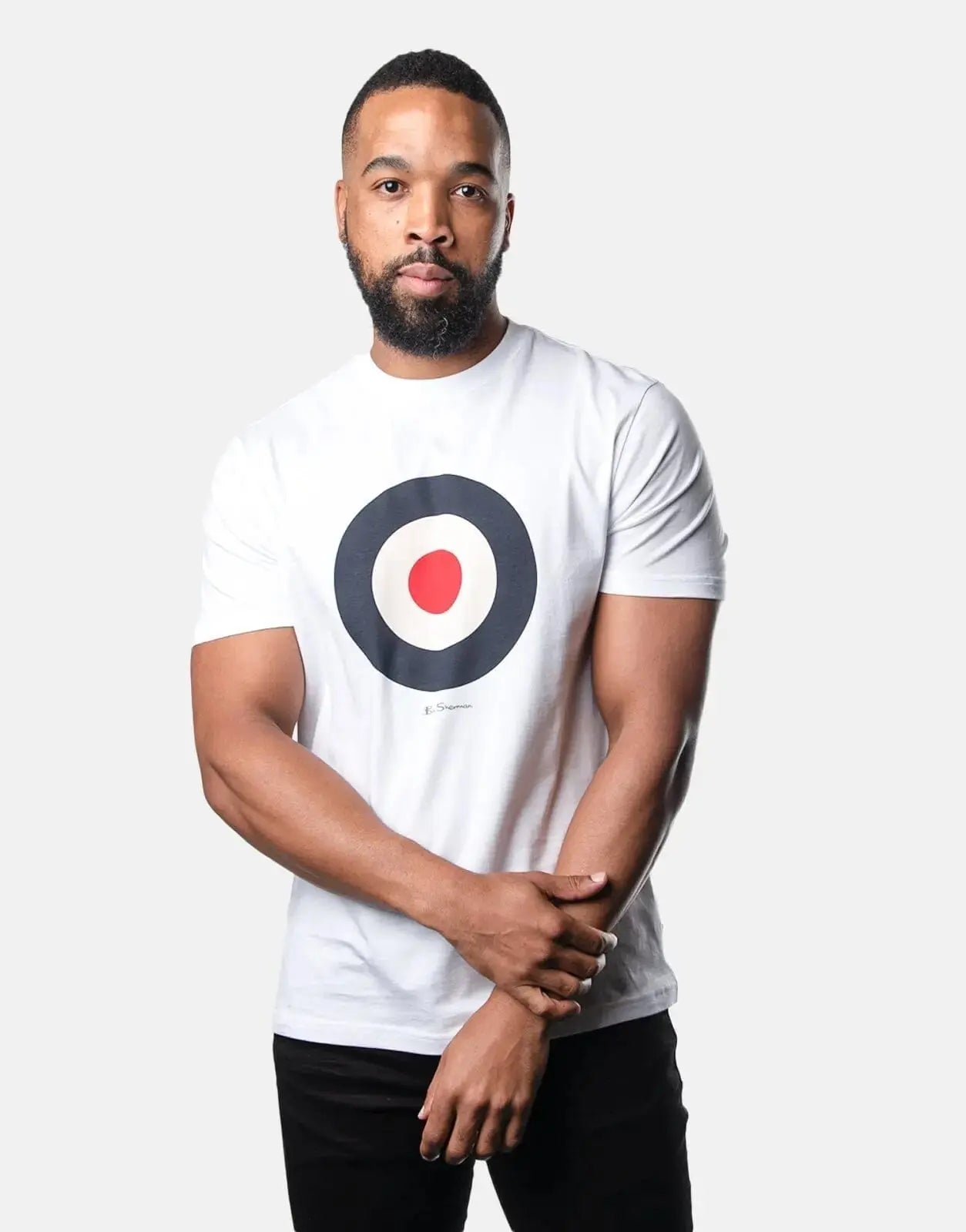 Ben Sherman White Target T-Shirt - Subwear