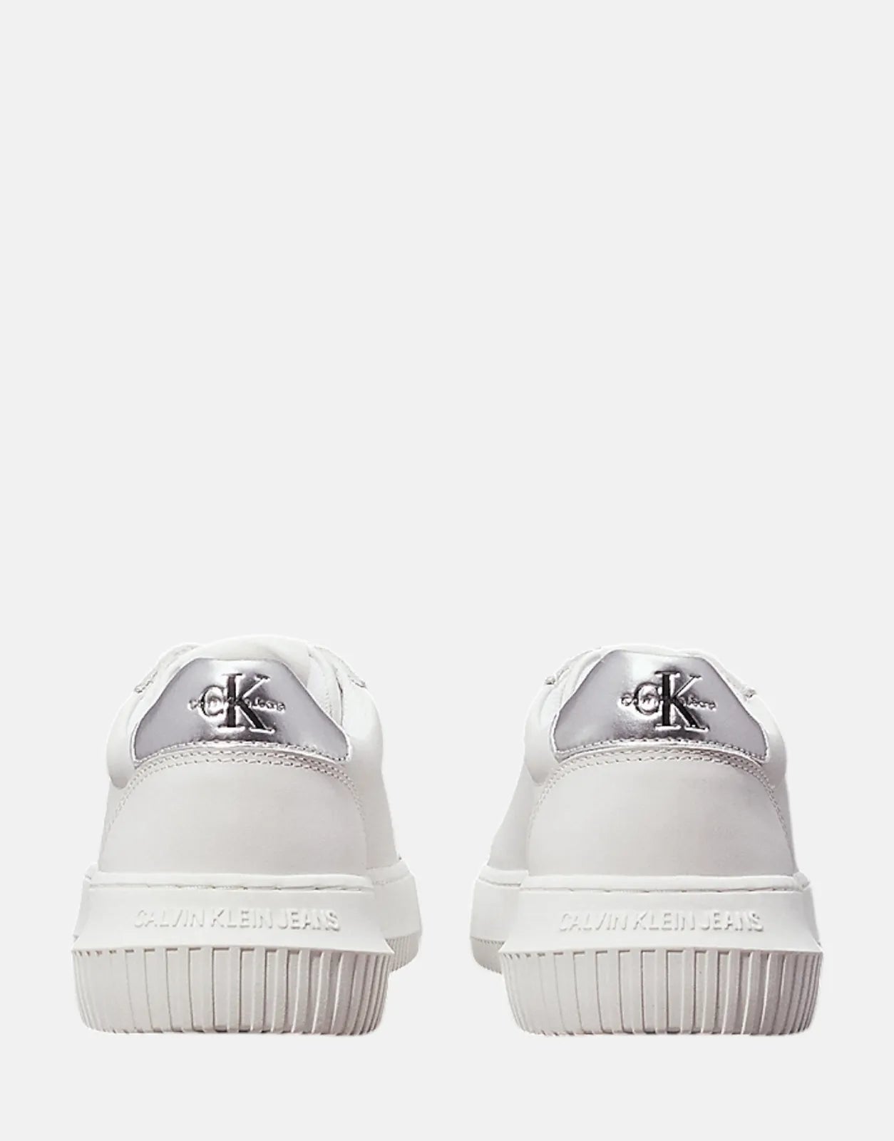 Calvin Klein Chunky Cupsole Laceup White Sneakers - Subwear