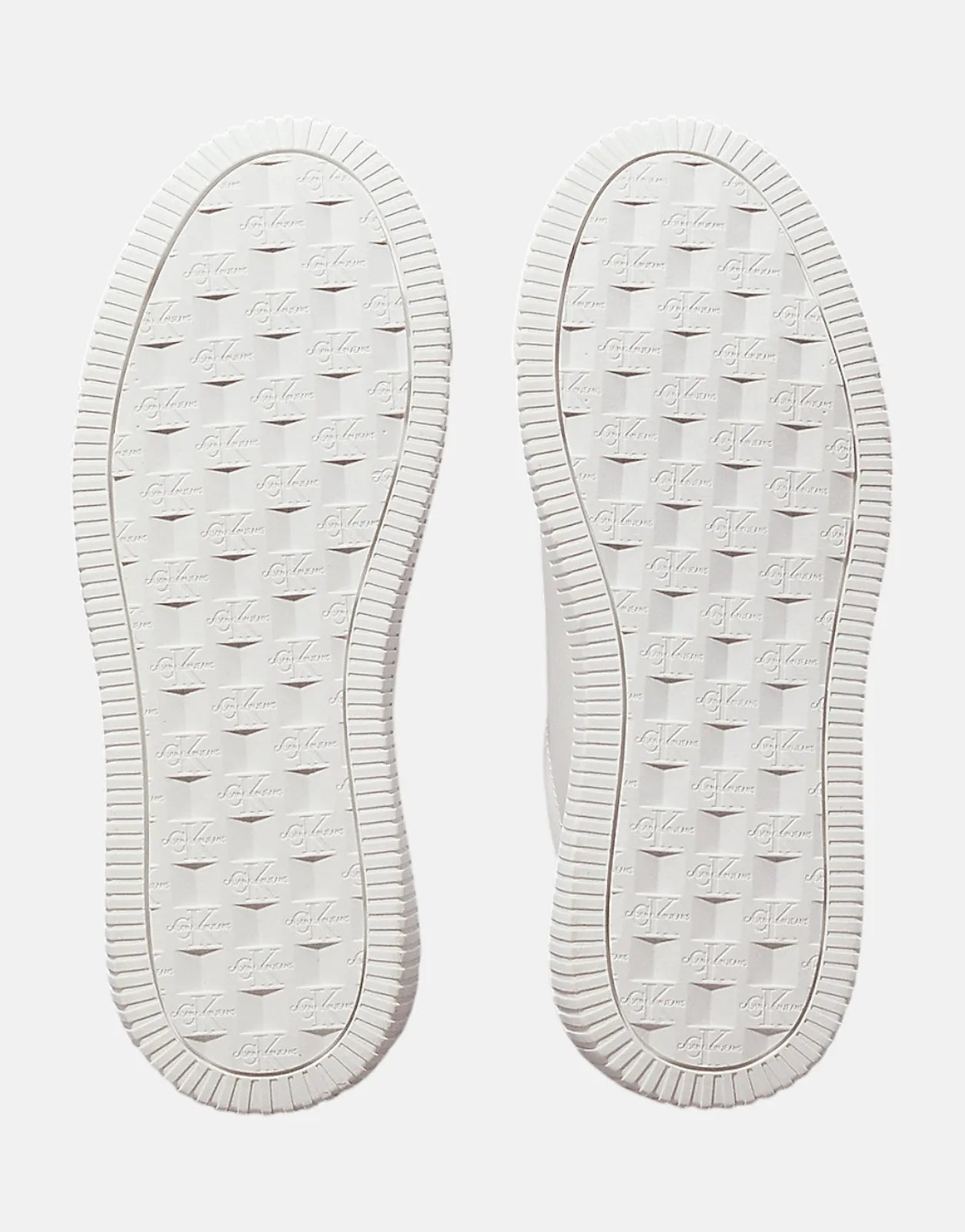 Calvin Klein Chunky Cupsole Laceup White Sneakers - Subwear