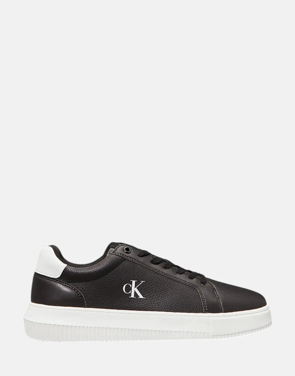 Calvin Klein Chunky Cupsole Leather MG Black/White Sneakers - Subwear