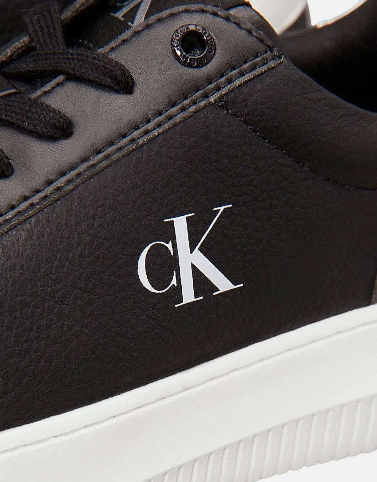 Calvin Klein Chunky Cupsole Leather MG Black/White Sneakers - Subwear