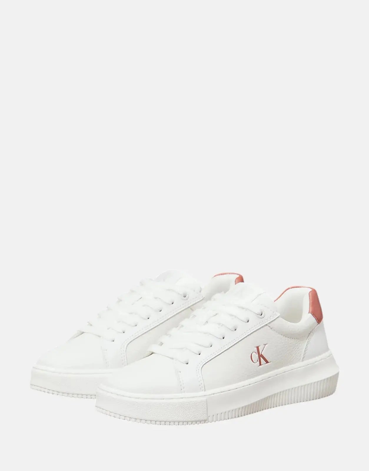Calvin Klein Chunky Cupsole Low White Sneakers - Subwear