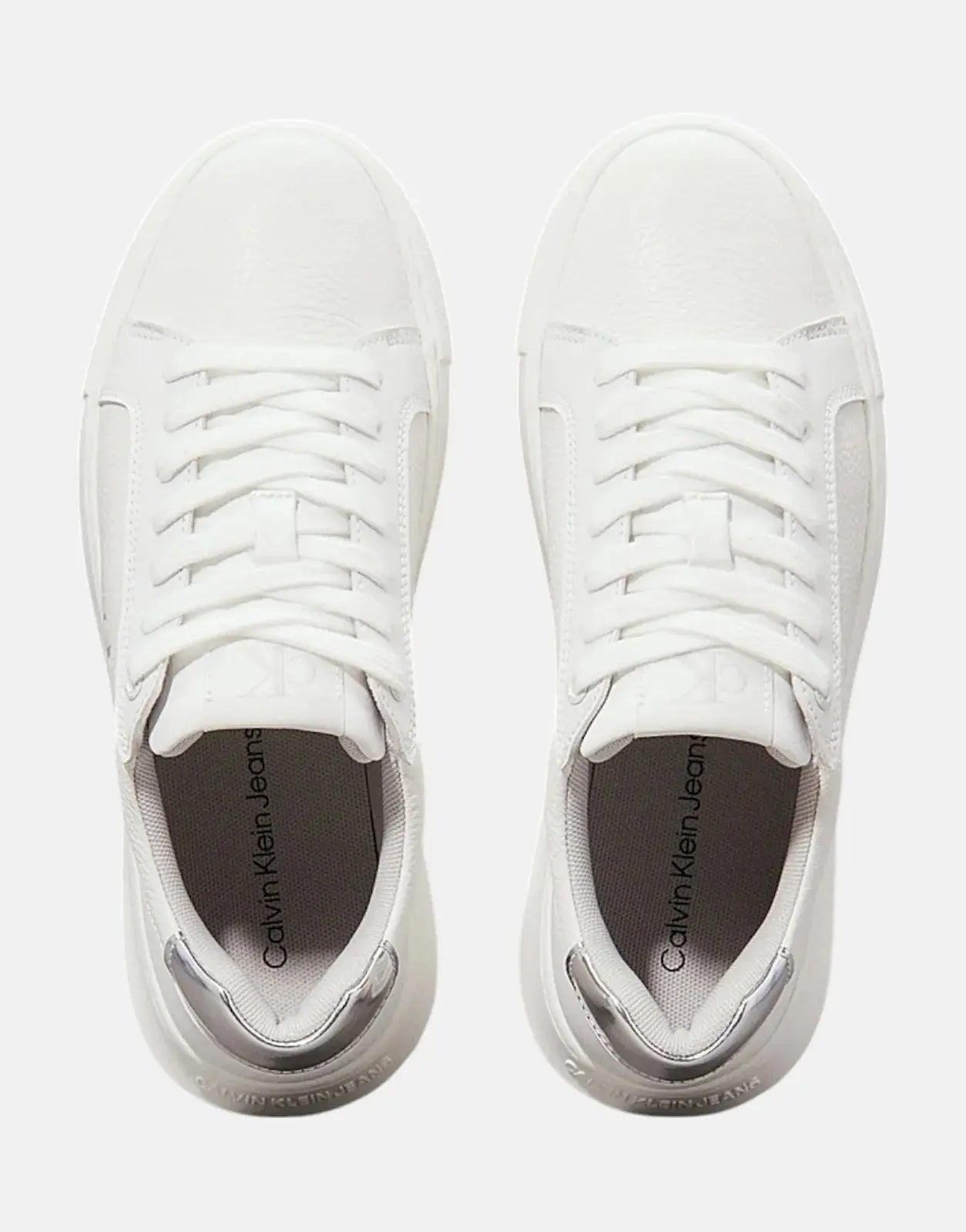 Calvin Klein Chunky Cupsole MG Low White Sneakers - Subwear