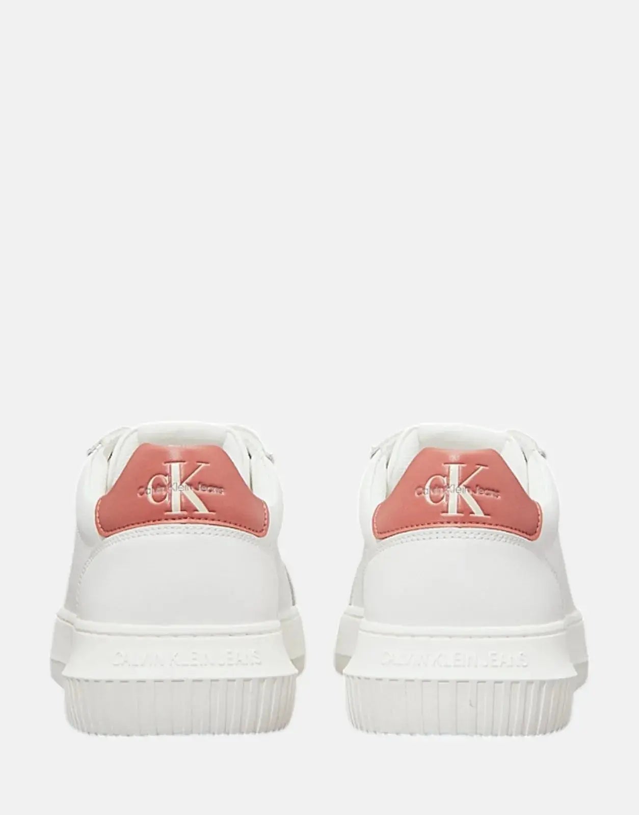 Calvin Klein Chunky Cupsole Mono Leather White Multi Sneakers - Subwear