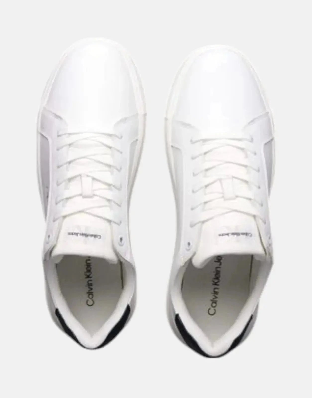 Calvin Klein Chunky Cupsole Mono White Multi Sneakers - Subwear