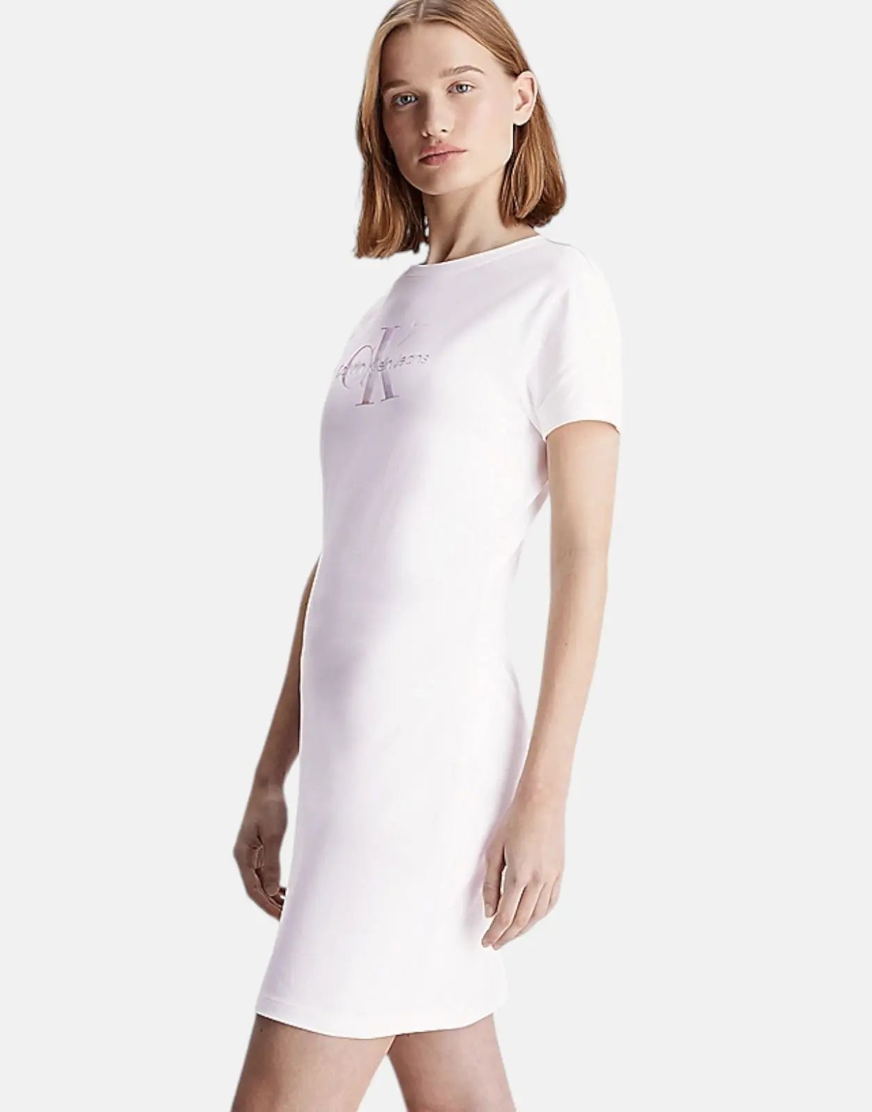 Calvin Klein Diffused Monologo White Dress - Subwear