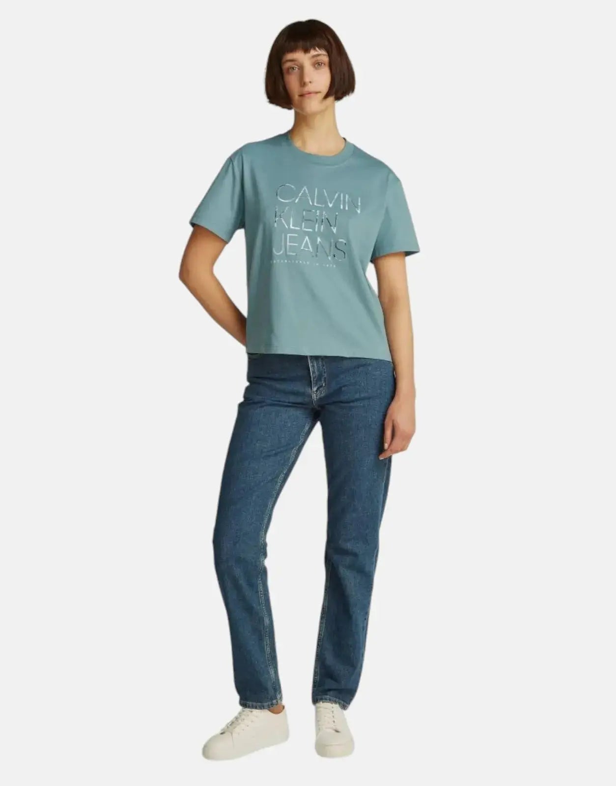 Calvin Klein Embroidered Institutional T-Shirt - Subwear
