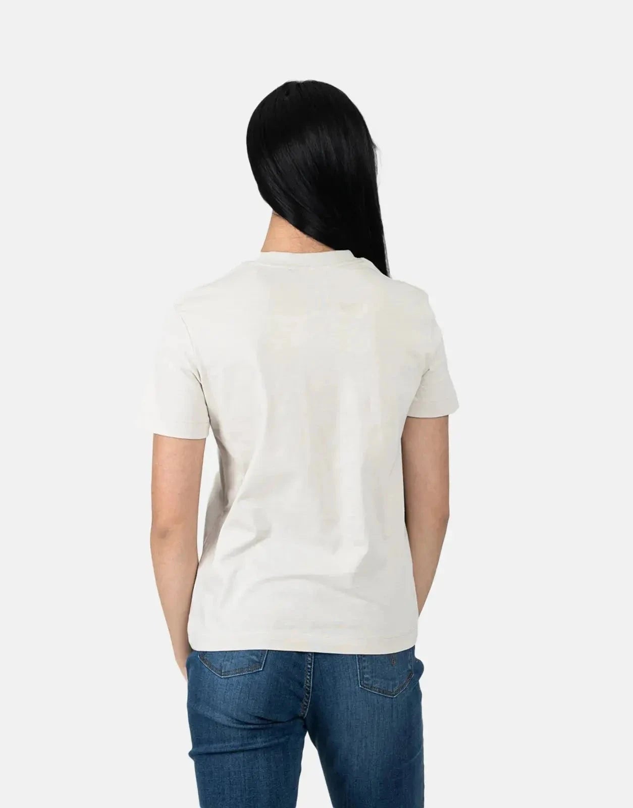 Calvin Klein Glossy Monologo Regular Lt Brown T-Shirt - Subwear