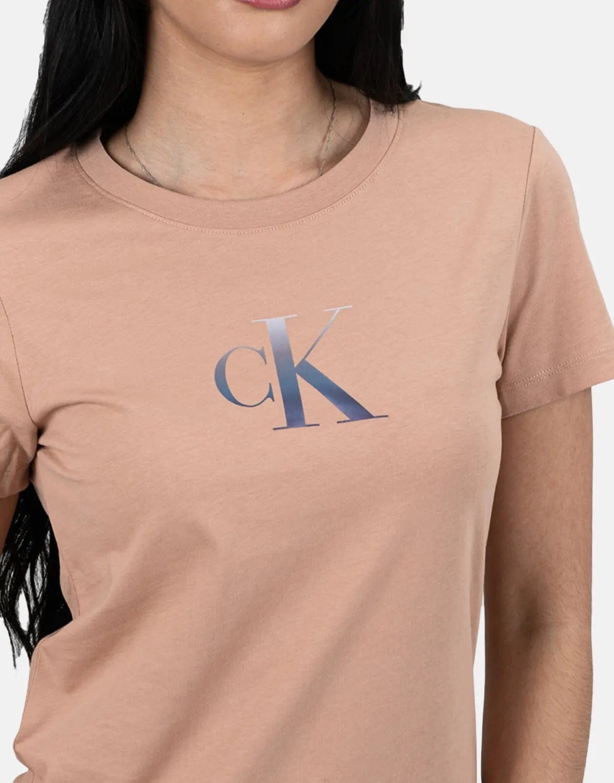 Calvin Klein Gradient CK Slim T-Shirt Blush - Subwear