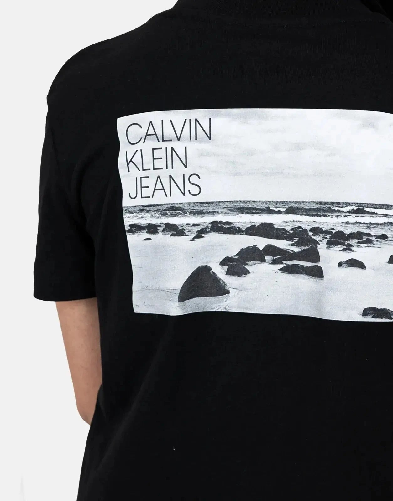 Calvin Klein Landscape Photo Regular Black T-Shirt - Subwear