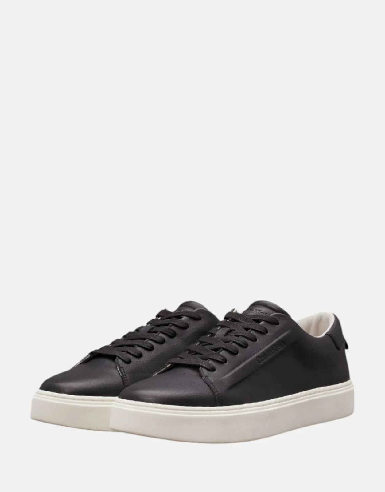 Calvin Klein Low Top Lace Up Black Sneakers - Subwear