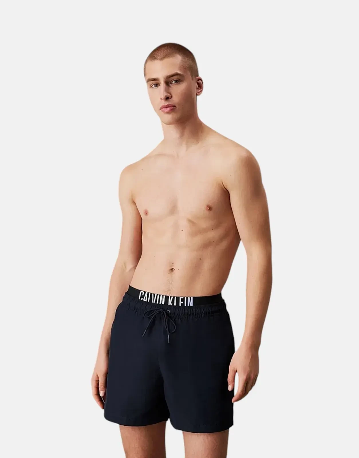 Calvin Klein Medium Double Black Swim Shorts - Subwear