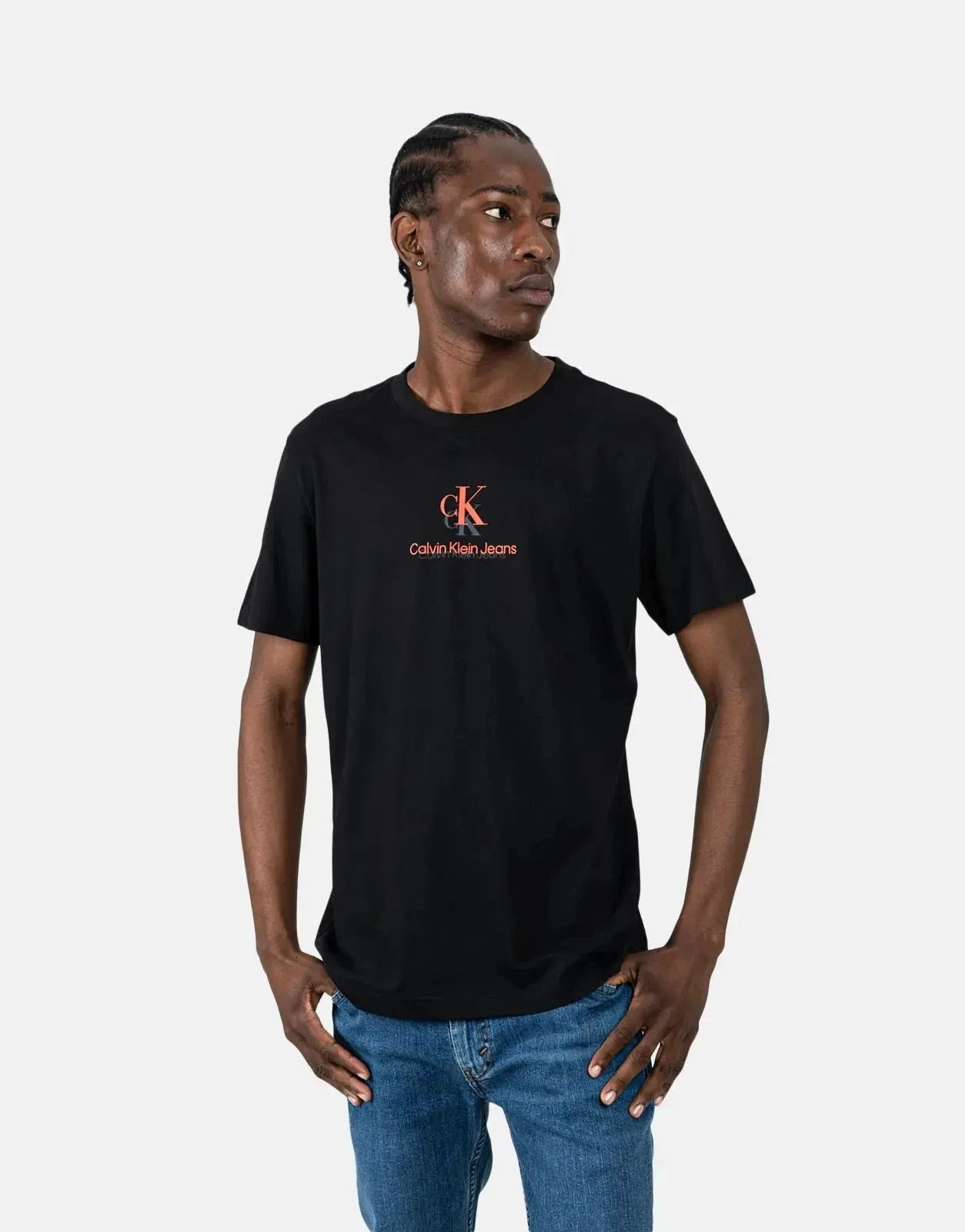 Calvin Klein Shadow Logo Black T-Shirt - Subwear