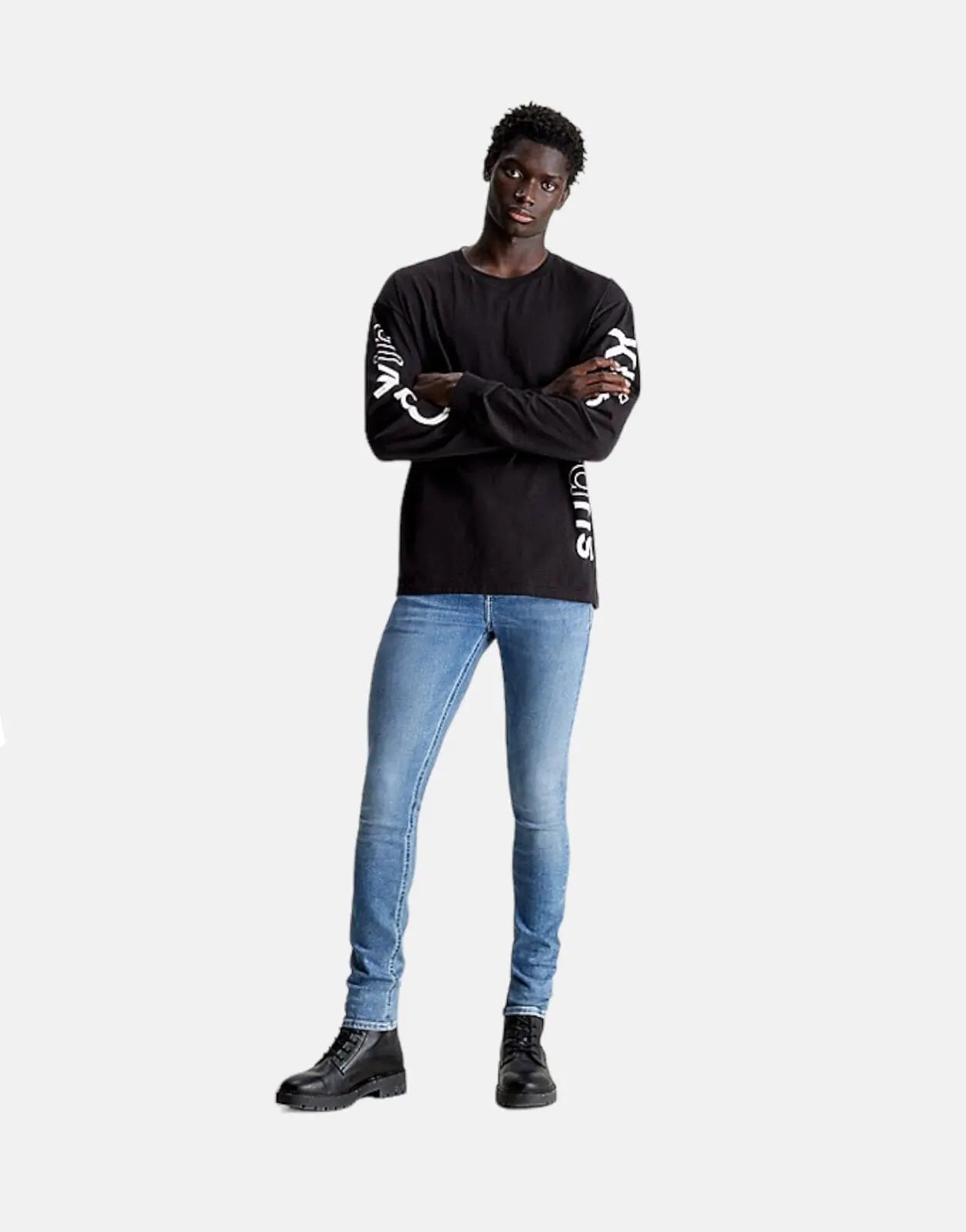 Calvin Klein Skinny Med Denim Jeans - Subwear