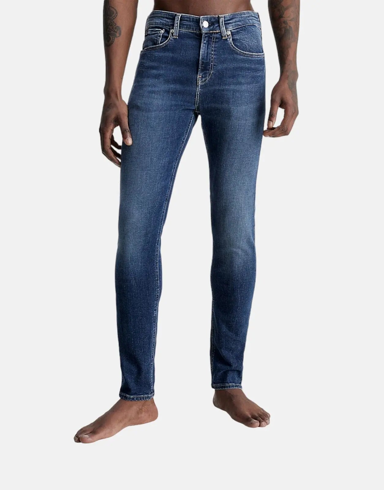 Calvin Klein Skinny Mid Blue Jeans - Subwear