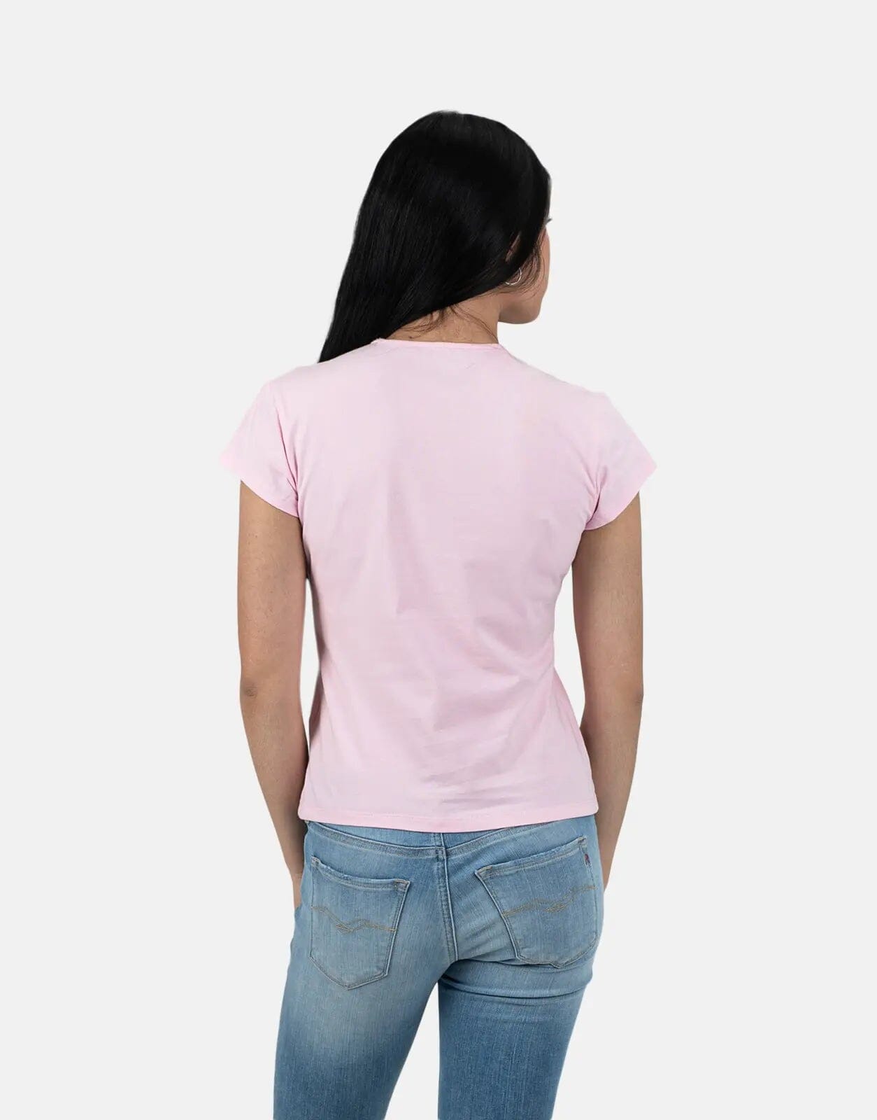 Calvin Klein Slim Script CK Logo Pink T-Shirt - Subwear