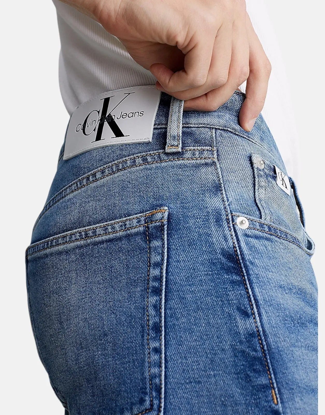 Calvin Klein Slim Taper Medium Denim Jeans - Subwear