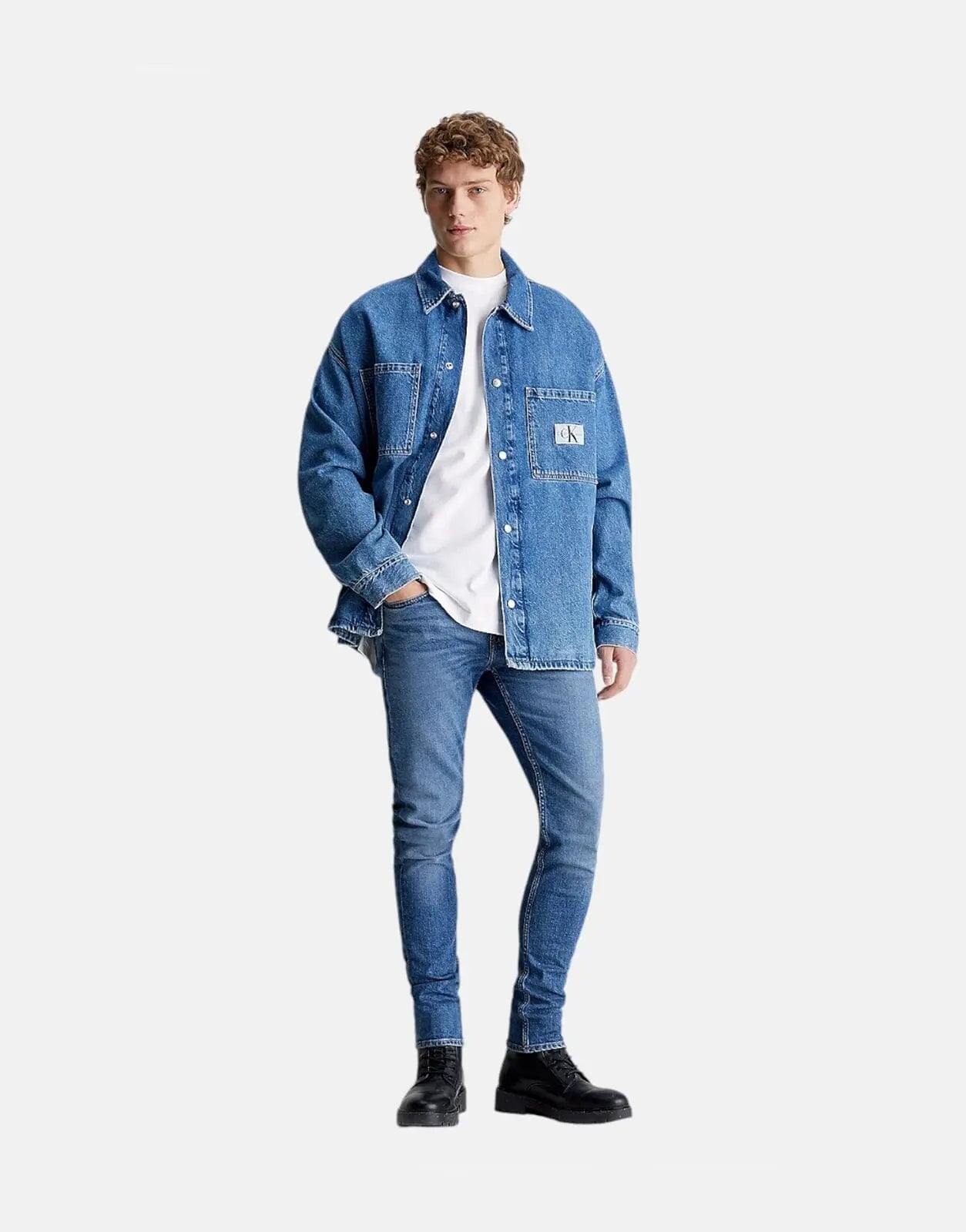 Calvin Klein Slim Taper Medium Denim Jeans - Subwear