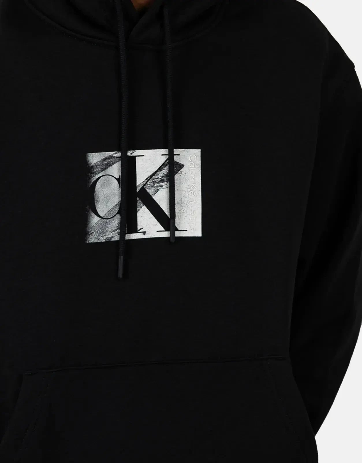 Calvin Klein Small CK Box Black Hoody - Subwear