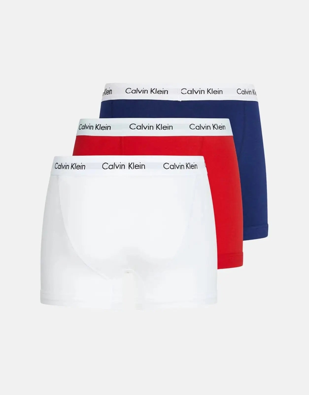 Calvin Klein Trunk 3 Pack Underwear White, Red, Blue - Subwear