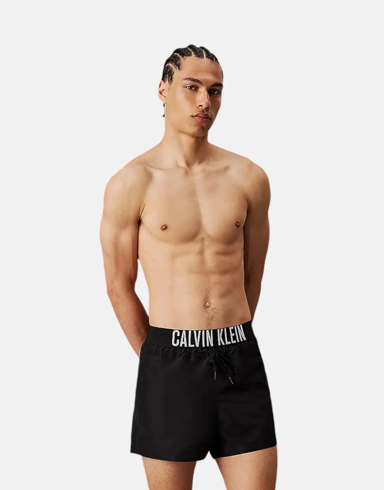 Calvin Klein Waistband Black Swim Shorts - Subwear