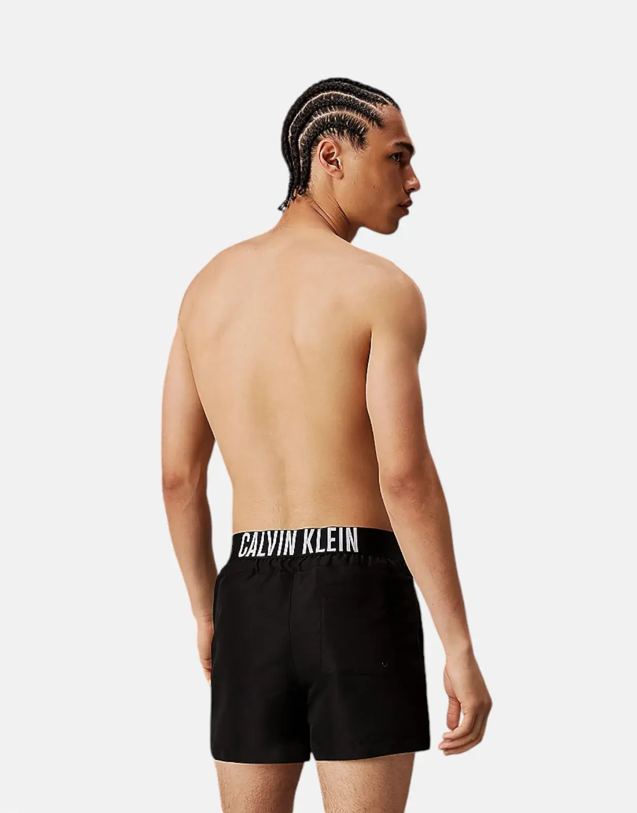 Calvin Klein Waistband Black Swim Shorts - Subwear