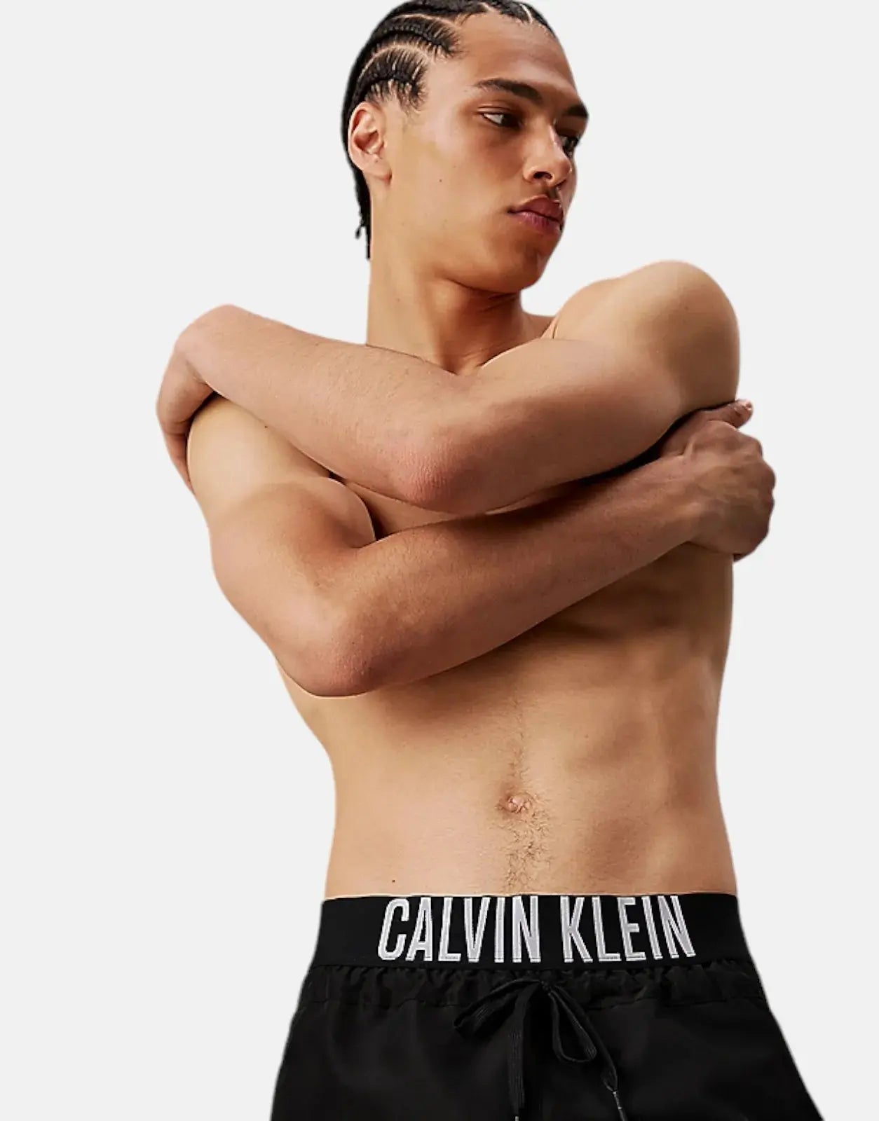 Calvin Klein Waistband Black Swim Shorts - Subwear