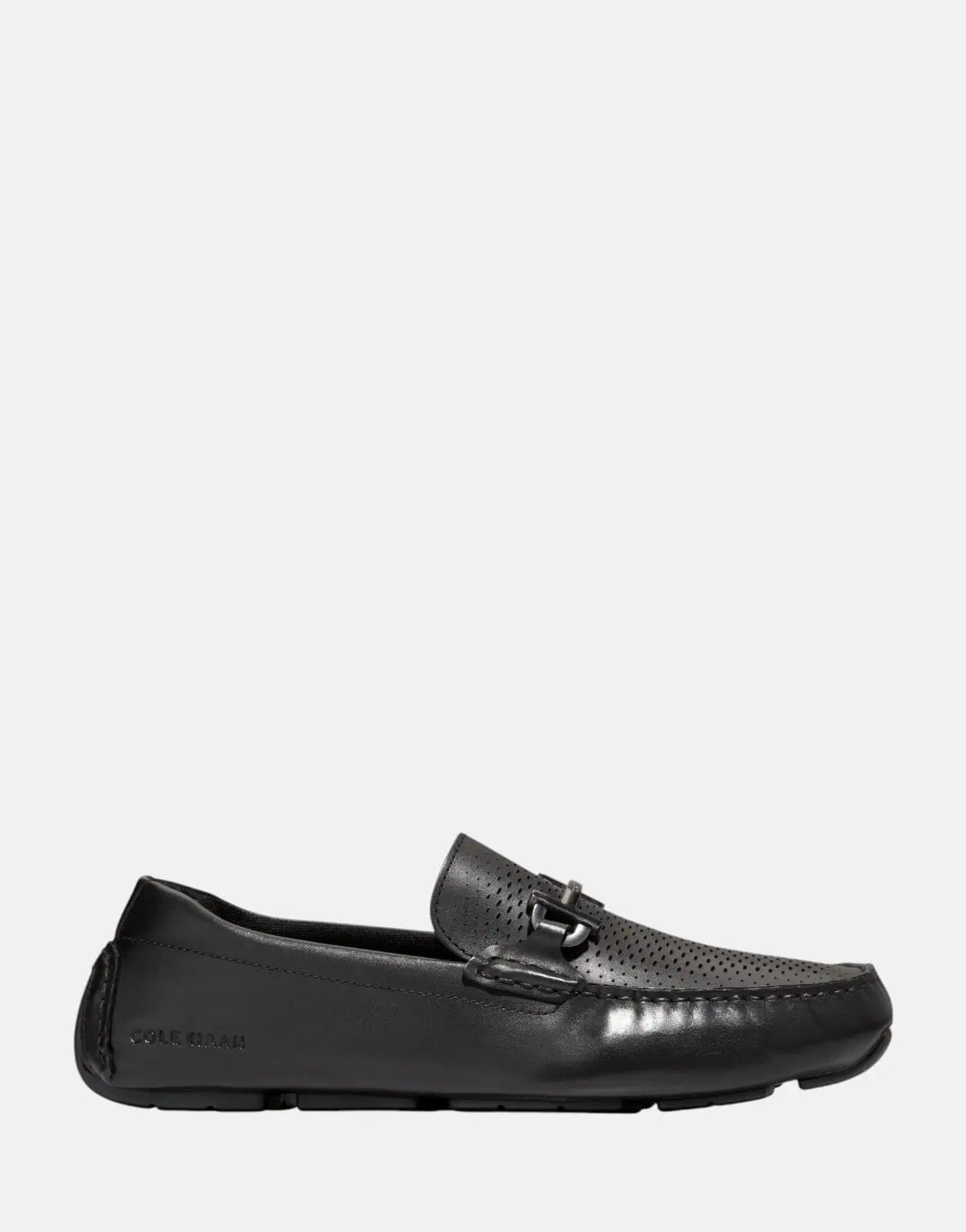 Cole Haan Grand Laser Bit Driving Black Loafers - Subwear