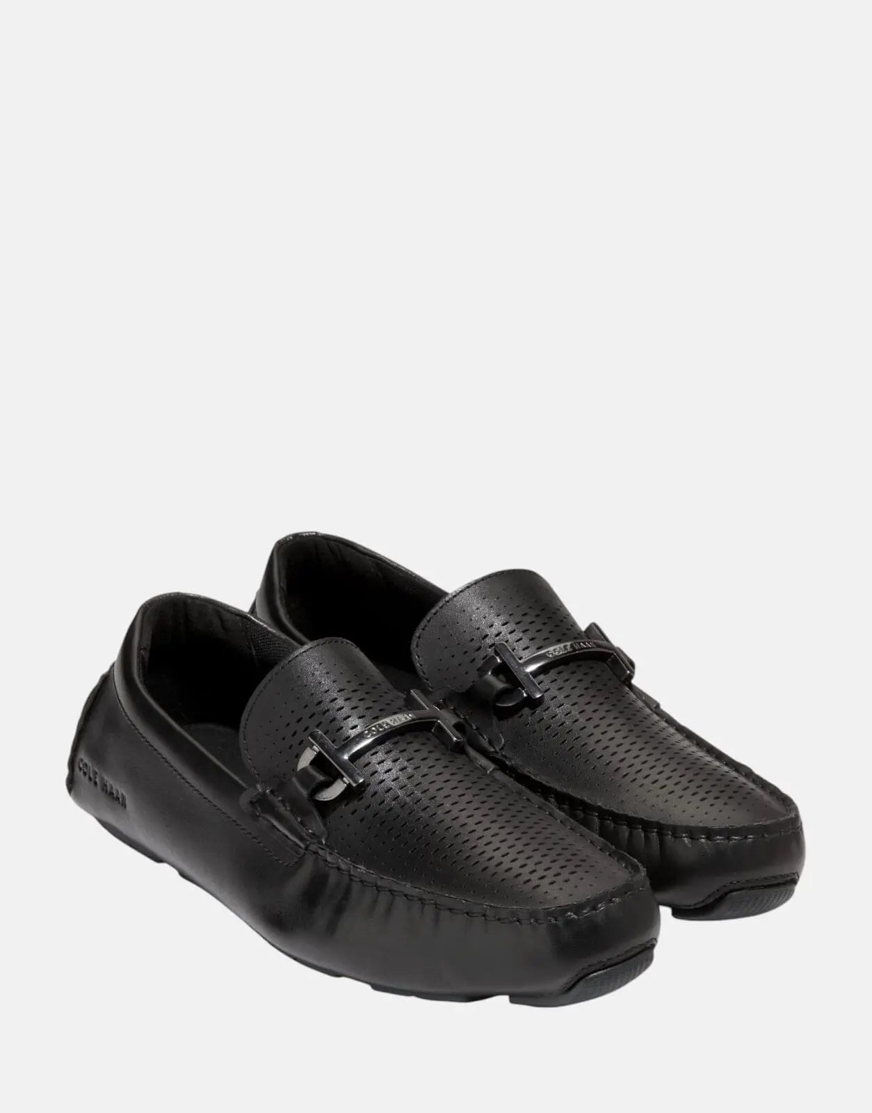Cole Haan Grand Laser Bit Driving Black Loafers - Subwear
