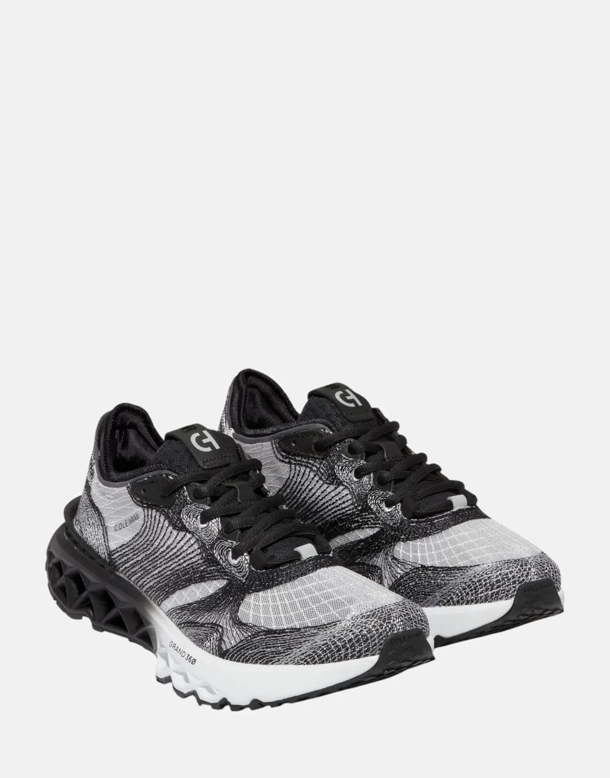 Cole Haan Zerogrand Embrostitch Running Shoes Blk/Grey - Subwear