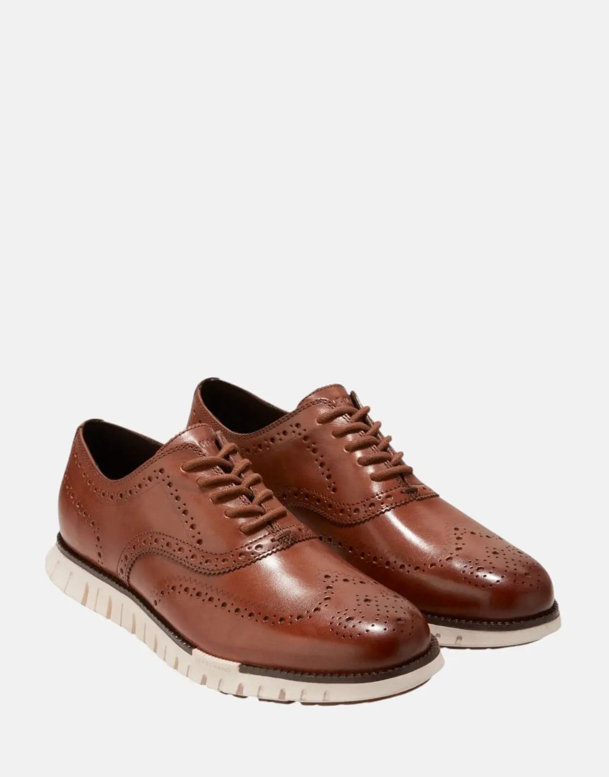 Cole Haan Zerogrand Remastered Wingtip Oxfords British Tan/Ivory - Subwear