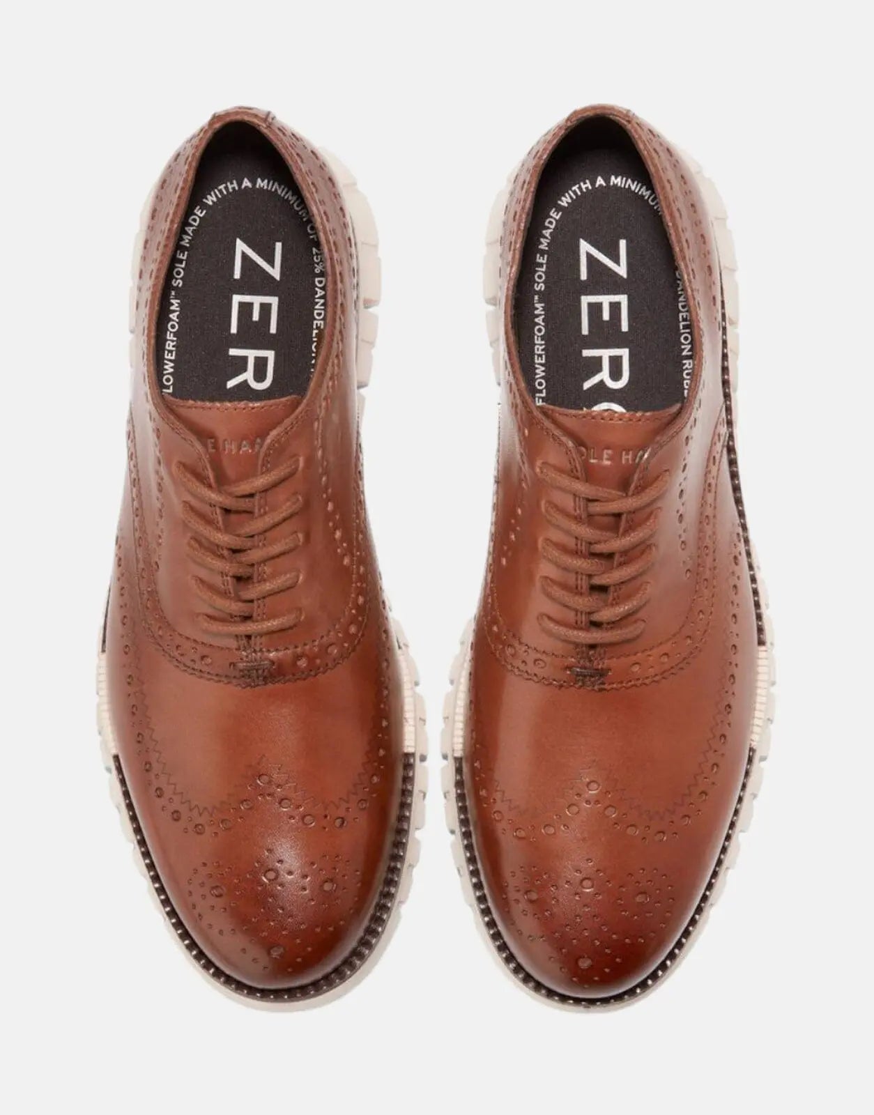 Cole Haan Zerogrand Remastered Wingtip Oxfords British Tan/Ivory - Subwear