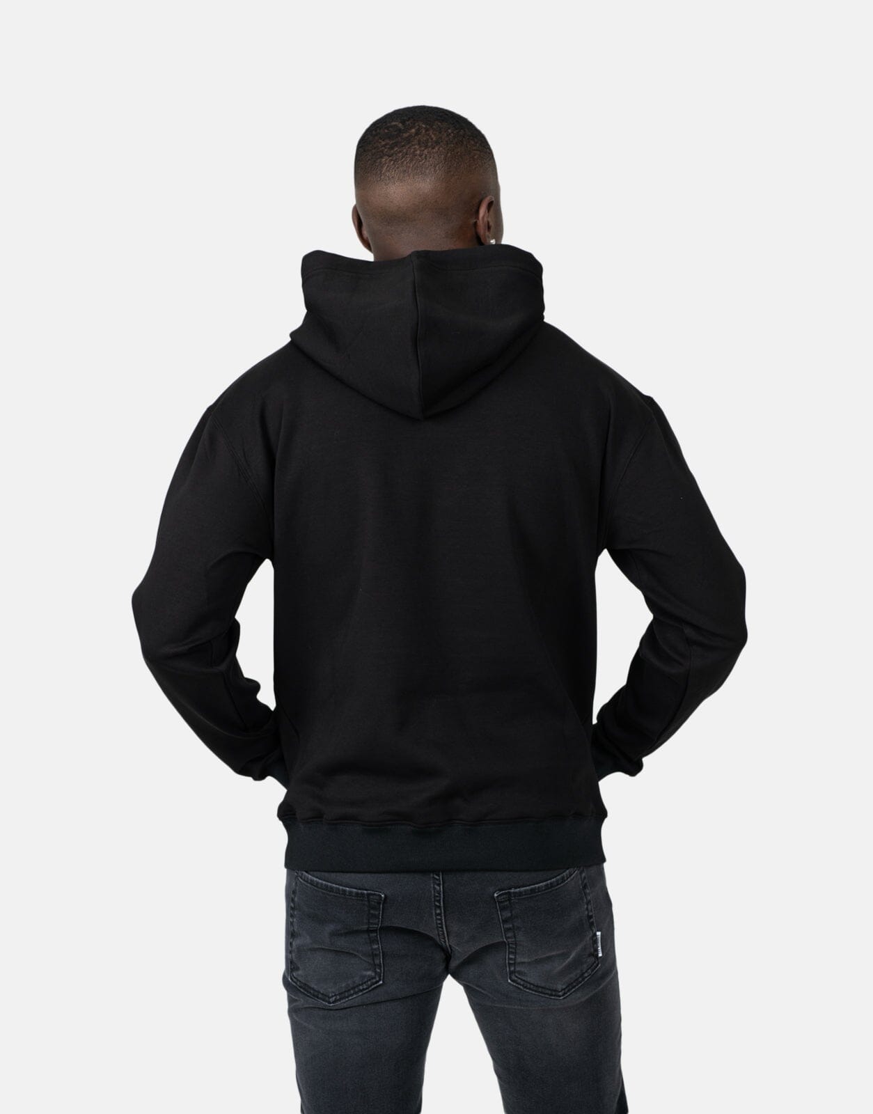 Les Hommes Box Print Black Hoodie - Subwear
