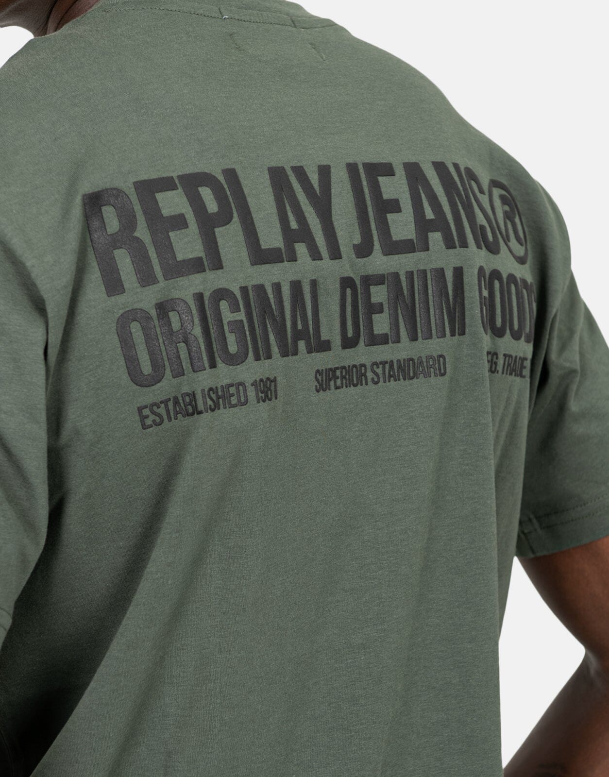 Replay Denim Goods Military Green T-Shirt - Subwear