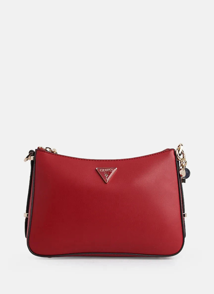 Guess Daryna II Top Zip Shoulder Red Bag - Subwear