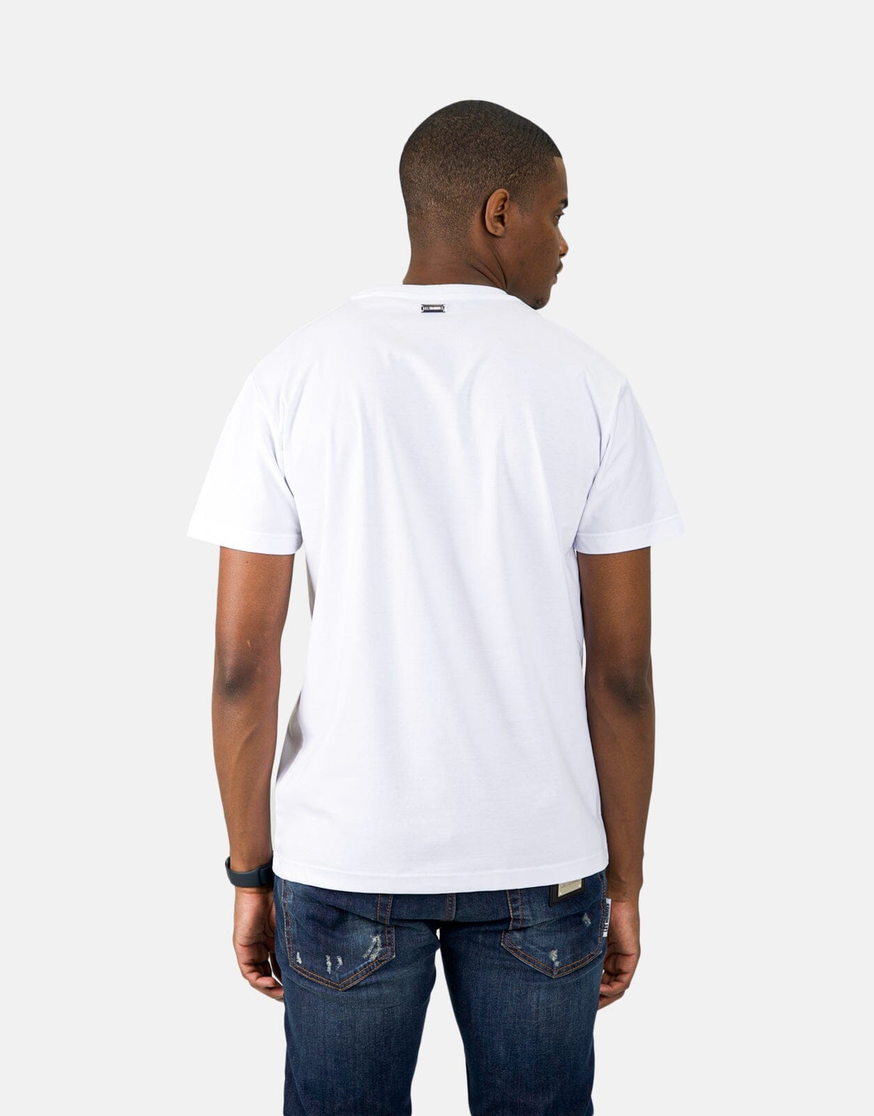 Les Hommes Digital Print Ceiling White T-Shirt - Subwear