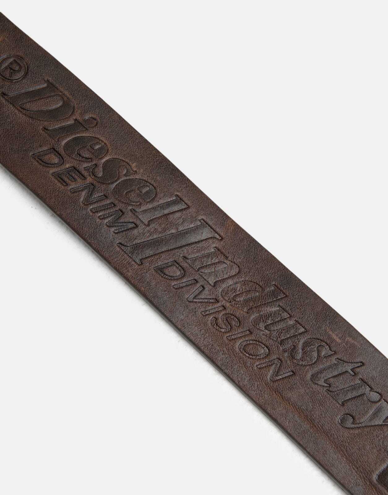 Diesel Embossed Leather Belt - Subwear