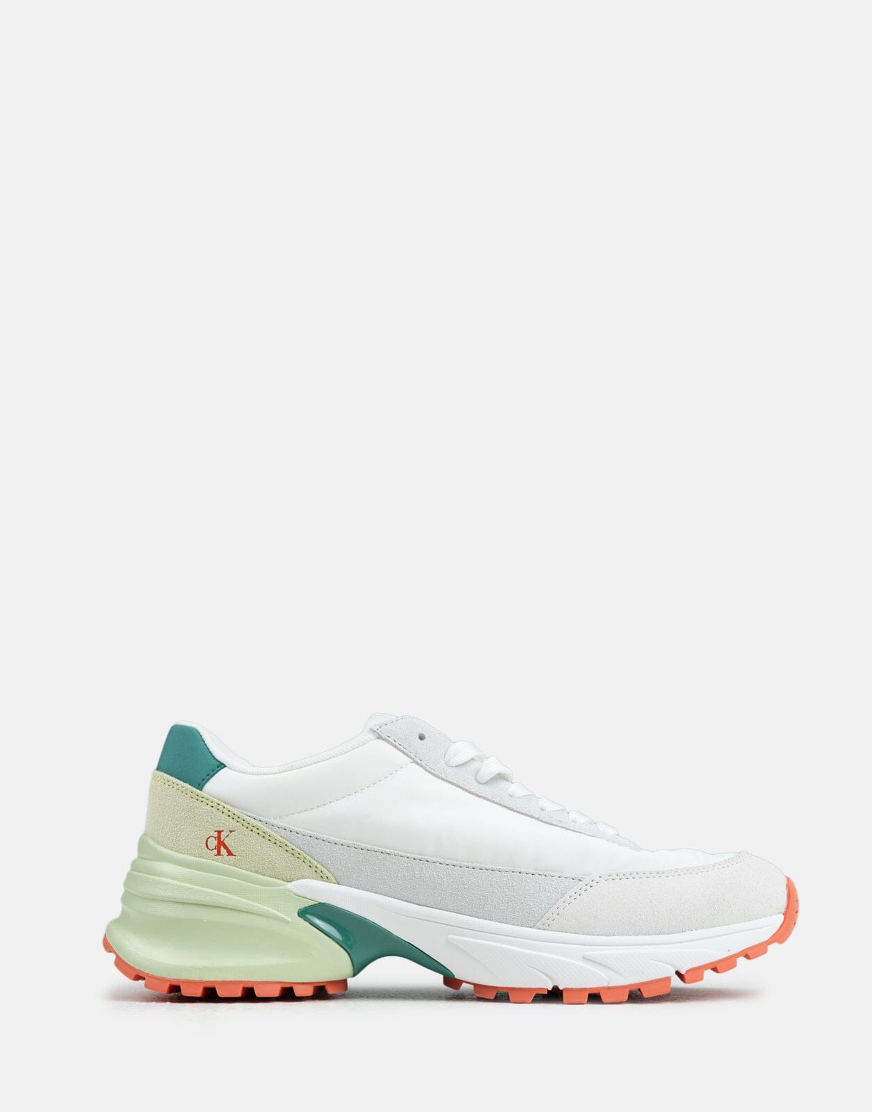 Calvin Klein Hike Runner Nylon Mix White Sneaker - Subwear