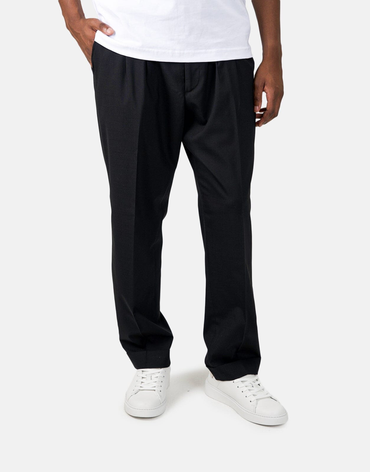 Les Hommes Black Chino Pants - Subwear